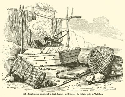 Implements Employed in Crab-Fishing by English School